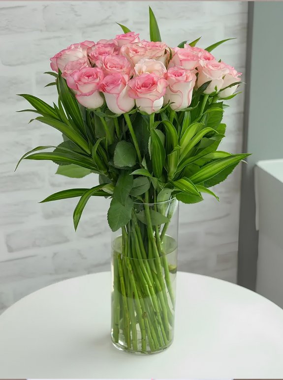 Vazoda 20 Pembe Gül